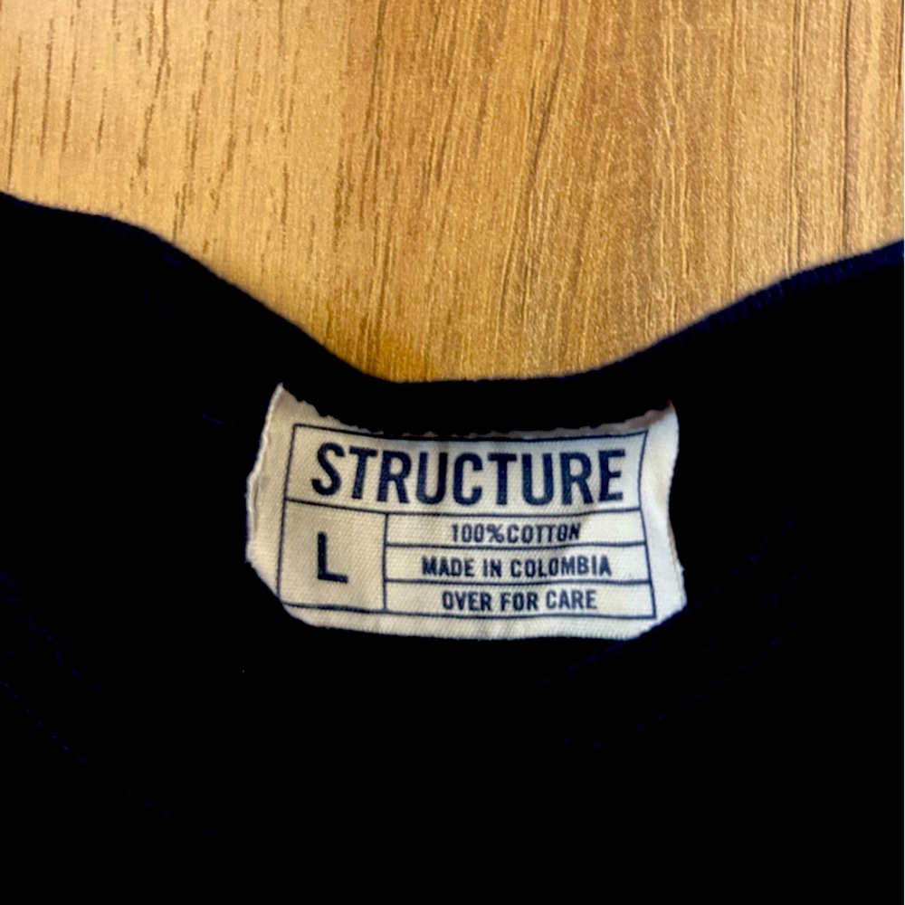 STRUCTURE Dark Blue Long Sleeve